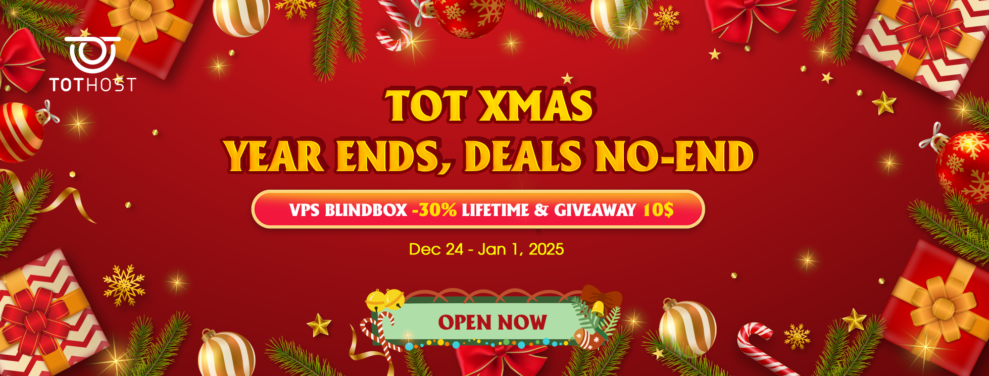 TOT XMAS: Cloud VPS deals No-End