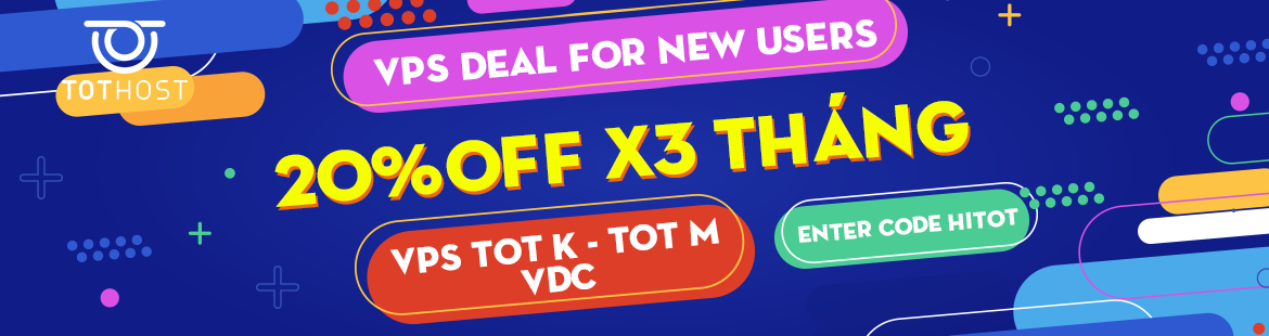 HITOT: Flat 20% off on 1st VPS order