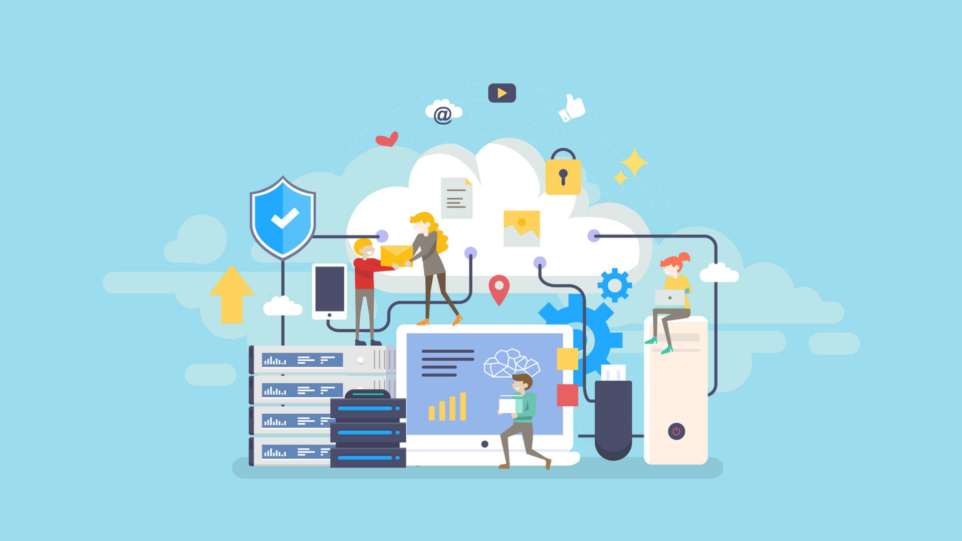 Cloud storage sở hữu nhiều tính năng vượt trội cùng ưu điểm hấp dẫn