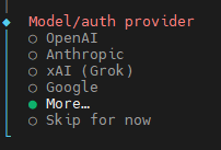 cấu hình provider cho openclaw
