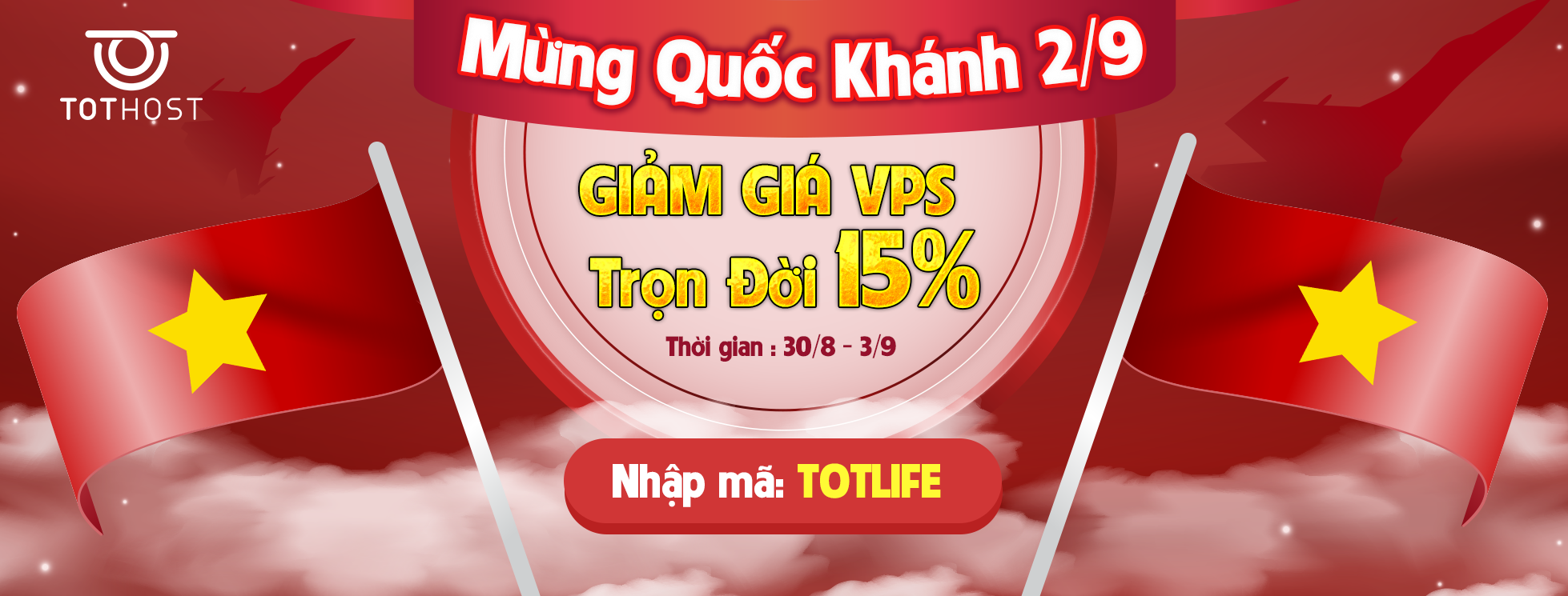 TOTLIFE: Đất nước trọn niềm vui - VPS ưu đãi trọn đời