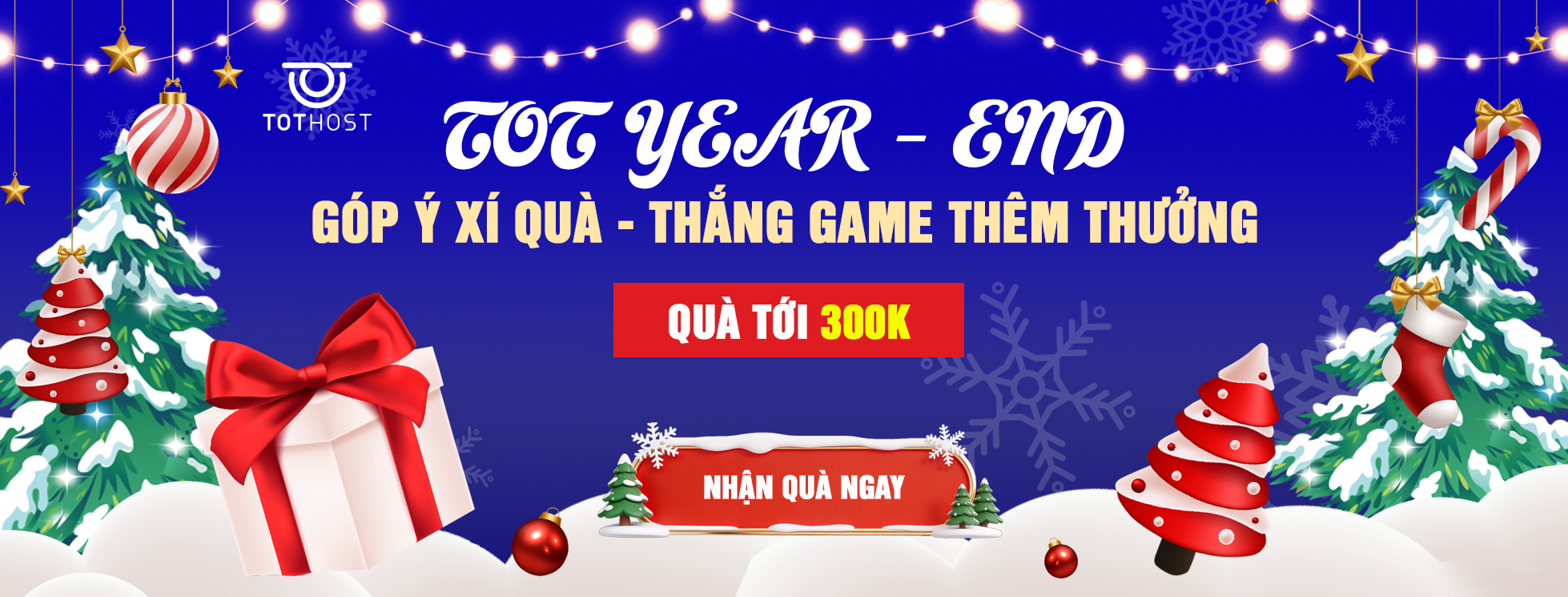 TOT Year-End: Góp ý xí quà - Thắng game thêm thưởng