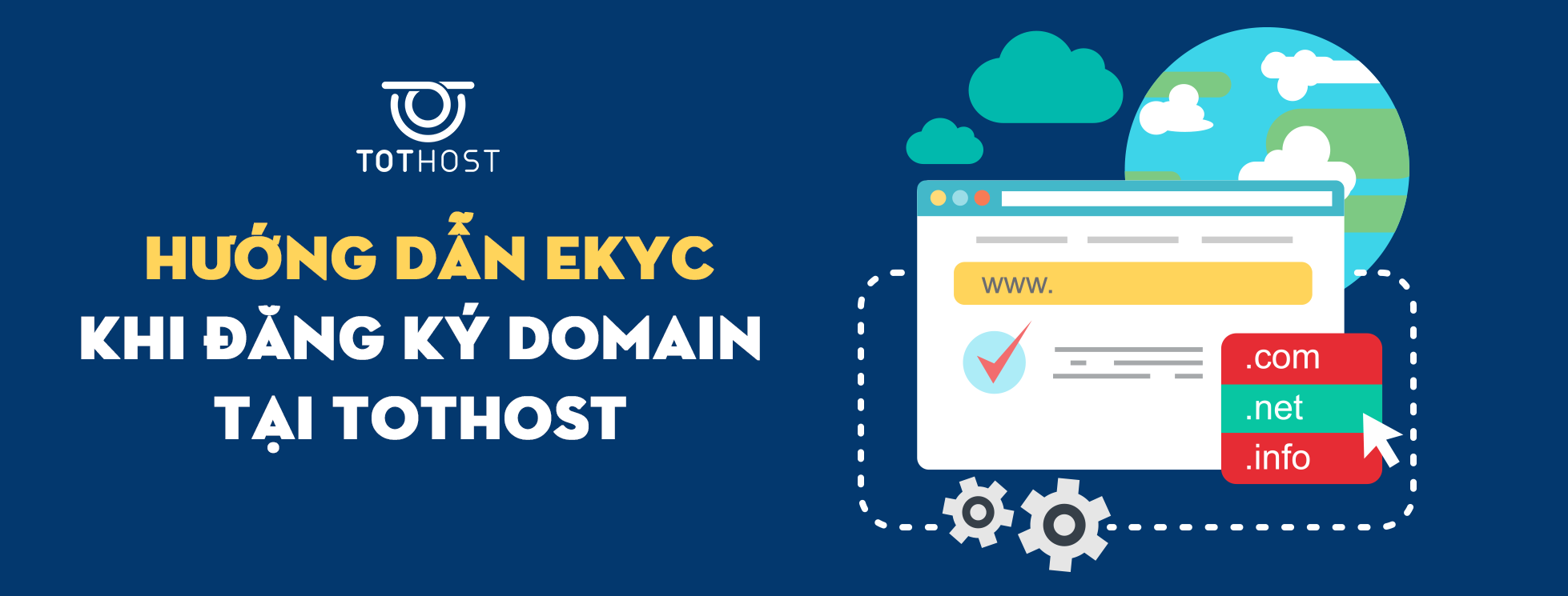 Hướng dẫn eKYC khi đăng ký domain từ  01/7/2024
