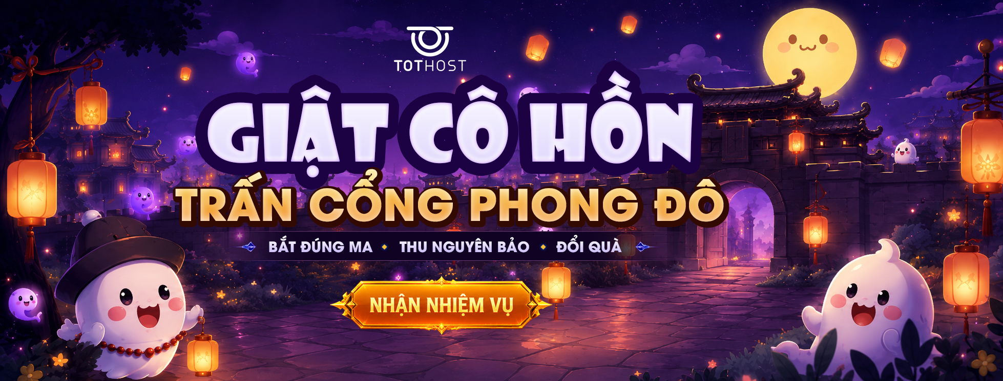 Minigame Giật Cô Hồn: Giải vía nhận ngay Voucher may mắn tới 50%