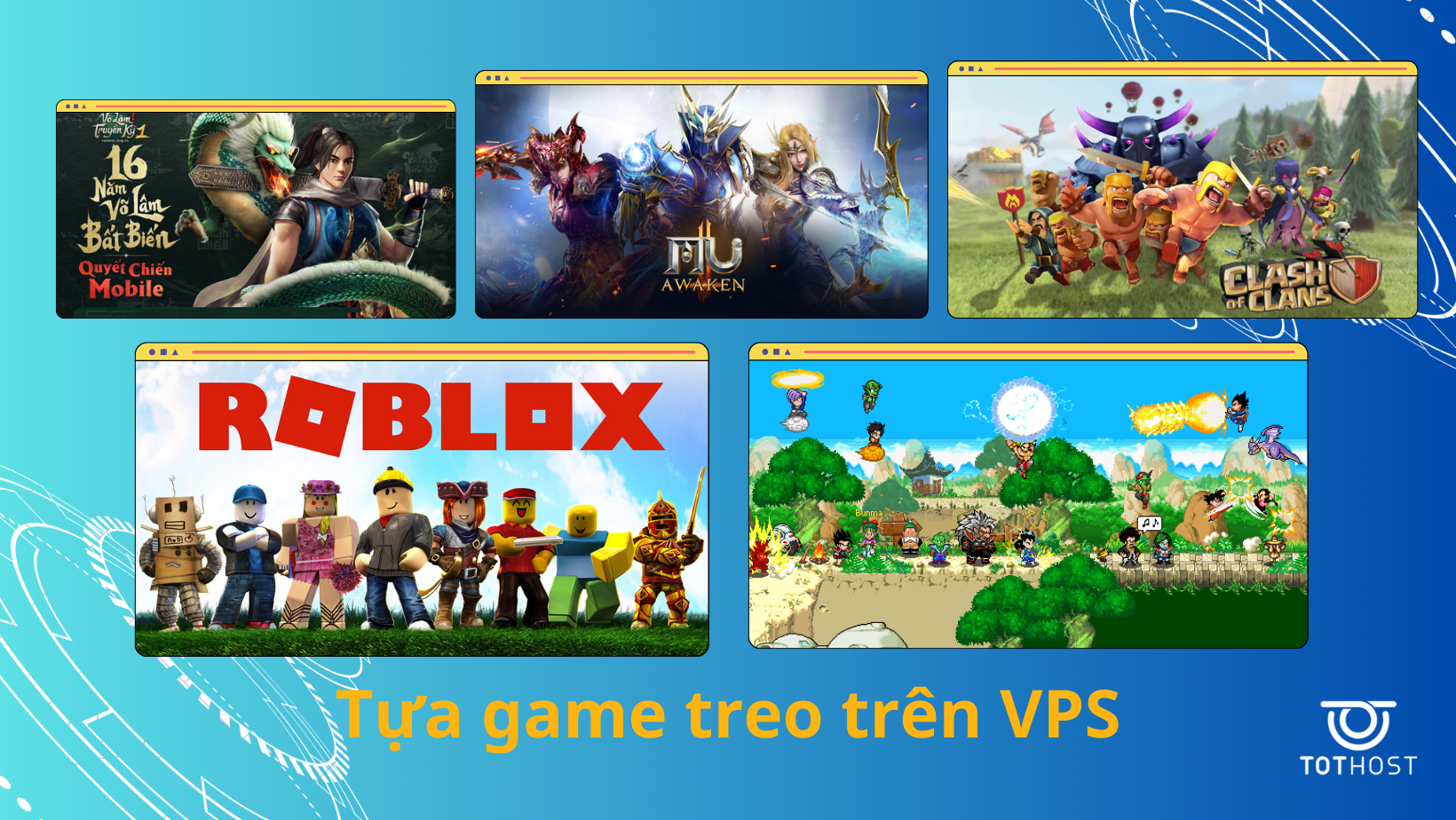 Tựa Game treo trên VPS