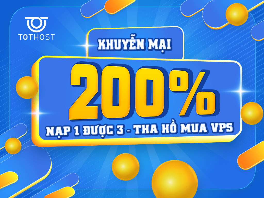 Ưu đãi tháng 9: Khuyến mại 200% giá trị nạp