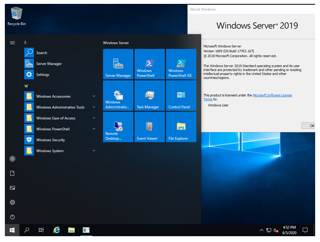 Giao diện Windows Server thân thiện hơn hẳn so với Linux Server