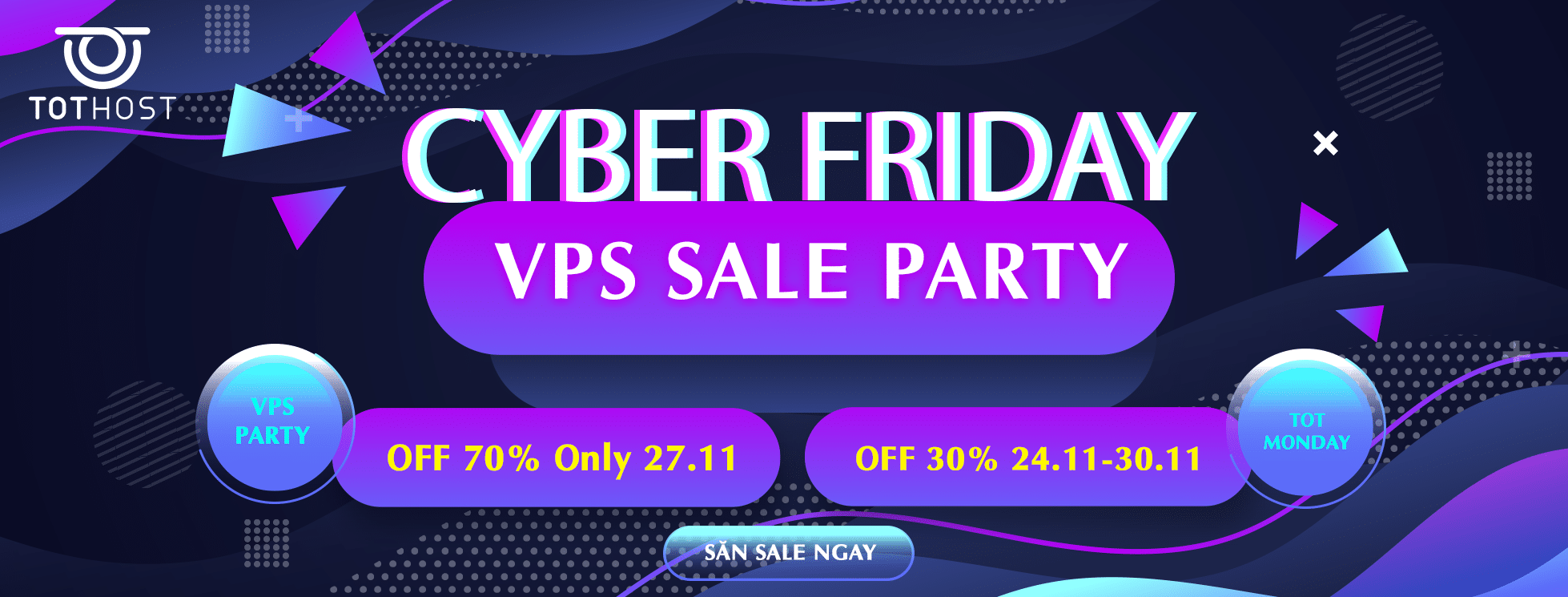 Cyber Friday VPS Party 2023 with TotHost